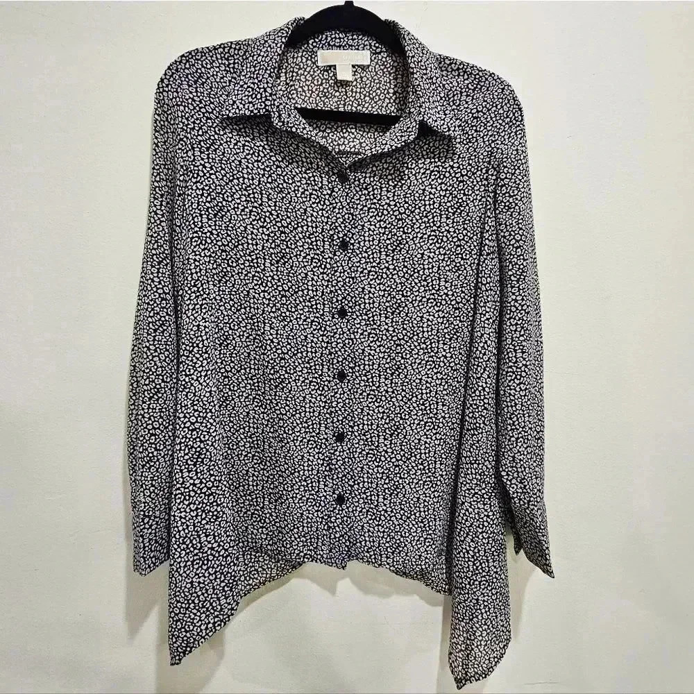 Michael Kors Sharktail Hem Blouse